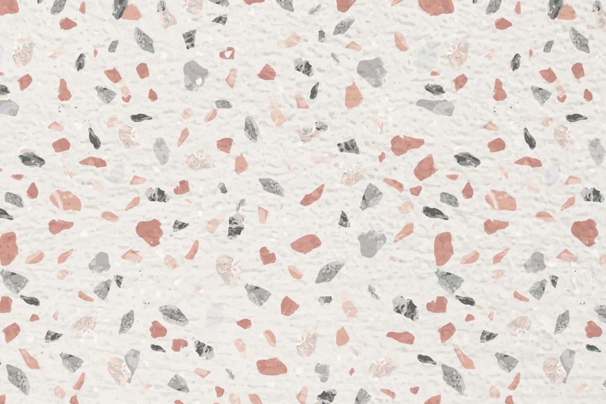 Art & Illustration Pastel Terrazzo pattern background, abstract design